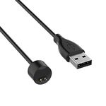 Rhymestore Replacement Magnetic USB Charger for Mi Smart Band 5 / Mi Smart Band 6 (Black)