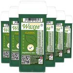 ROLL-ON WAX CARTRIDGE 100ml, roller, hair removal wax, depilatory, refill (6 x 100ml roll-on wax cartridge, Green)