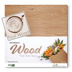 Self Adhesive Cherry Wood Veneer 12″ x 12″ Sheets (5 Pack) | Perfect For Card Making , Wall Decor , Homeware , Wedding Crafts , Birthday Gifts & Much More | Compatible With Most Cutting Machines