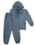 Men's Windbreaker Activewear Full Jogging Suit (Gray, M)