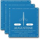 Augustine Strings Paragon/Blue - High Tension Carbon Treble Guitar Strings (3-pack)