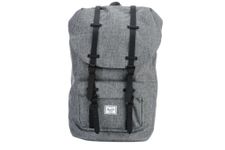 Herschel Little America Laptop Backpack, Raven Crosshatch/Black, Classic 25.0L