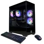 CyberPowerPC Gamer Master Gaming PC, AMD Ryzen 5 5500 3.6GHz, Radeon RX 6500 XT 4GB, 8GB DDR4, 500GB PCIe 4.0 SSD, WiFi Ready & Windows 11 Home (GMA3100A3)