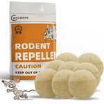 QYLOXU Rodent Repellent, Mouse Repellent Outdoor/Indoor, Rat Repellent Peppermint Oil for Rodent Control, Great Alternative to Ultrasonic, Mice Repellent, Keep Mice Away for House/Car/RV, 8 Pack