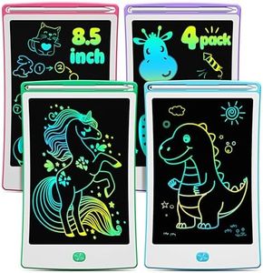 Magic Jimmy 4 Pack LCD Writing Tablet, 8.5 Inch Colorful Toddlers Drawing Tablet for Kids, Creative Doodle Board Drawing Pad, Toy Birthday Gift for 3-6 Year Old Girls Boys