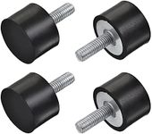 uxcell M8 Rubber Mounts, 4pcs Male 