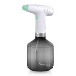 T TOVIA Plant Mister Spray Bottles Gardening, Battery Powered Garden Sprayer Pump Spray Bottle 1 L, Automatic Electric Weed Sprayers Fine Mist for Gardening, Fertilizing, Household Cleaning, Green