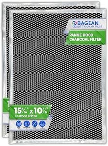 Bagean Range Hood Charcoal Filter Replacement Fits 15.29” x 10.86” BPPF30 Broan Range Hood Filter - Carbon Filter for Ductless Range Hood - Filters and Freshens the Air Over the Oven (2-Pack)