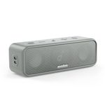 Anker Soundcore 3 Bluetooth Speaker/IPX7 Waterproof/Titanium Driver/Dual Passive Radiator/BassUp Technology/APP Compatible/Equalizer Settings/USB-C Connection/24 Hours Continuous Playback/PartyCast