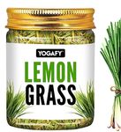 YOGAFY-Lemongrass Herbal Tea Loose Leaves I Boost Metabolism Used For Detox 100 Grams-50 Cups