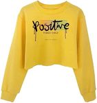 G-Amber Girls Crop Tops Sweatshirts