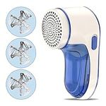 Fabric Shaver,Electric Lint Remover,USB Charging,Includes 3-Blades, Cleaning Brush, Case & Power Cord,The Sweater Shaver Pill Remover for Clothes & Furniture