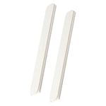 Angoily Drawer Rails Drawer Slides Rails Self- Adhesive Extension Bearing Cabinet Slides Pulls Guide Rails for Home Office Cabinet Hardware White Cabinet Drawer Slides