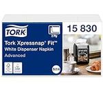 Tork Xpressnap Fit Dispenser Napkin – 15830 – Refill Napkins for N14 Paper Napkin Dispenser, Advanced Quality – 2-ply, White – 6 x 720 (4320) pcs