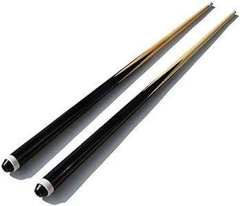 TGA SPORTS 36" Hardwood Billiard/Pool House Cue Stick - Set of 2, Shorty Cues