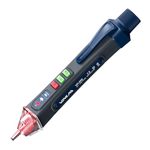 VENLAB Voltage Tester VD200, 12V-1000V/48V-1000V Dual Range Non-Contact Electric Tester, Sensitivity Electrical Voltage Pen Indicator light with NCV, Flashlight, Buzzer Alarm, Wire Breakpoint Finder