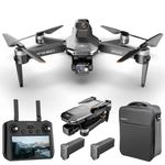 X-Verse KF104 MAX2 Drone with 4K EIS Camera, RC Screen, 6KM Remote Control Distance, 3-Axis Gimbal, Avoid Obstacles in 4 Directions, Digital GPS Transmission Drones Quadcopter, 2 Batteries