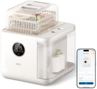 eufy Bottle Washer S1 Pro, Built-in Water Softener, All-in-One 3D HydroBlast Washer, 212°F Steam Sterilizer & Thoroughly Fast Dryer, Largest 10-Bottle Capacity, Smart App Control, Hands-Free
