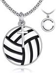 YFN Volleyball Necklace Sterling Si