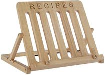 Premier Housewares Rubberwood Book Stand Book Holder Cookbook Stand For Kitchen Book Stand For Desk Recipe Book Stand 7 X 33 X 27 Cm