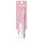 Tombow Mechanical Pencil Monograph 0.5mm Mono Eraser Set, Clear Pink PPA-241E