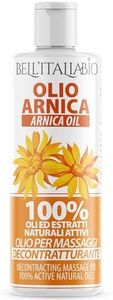 Olio Massaggio Professionale con Arnica, Artiglio del Diavolo e Olio di Canapa, 250 ml, Effetto Riscaldante e Rilassante, Assorbimento Rapido, per Massaggi Muscolari e Articolari - Bell'Italia Bio