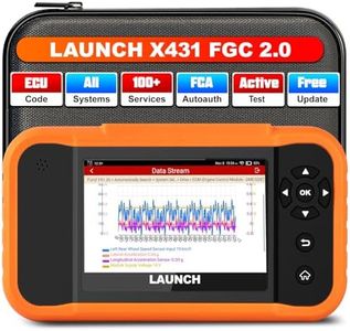 LAUNCH X431 Creader Elite FGC 2.0 OBD2 Scanner for Ford/GM/Chrysler Series, Bi-Directional Scan Tool, ECU Coding, Lifetime FR-EE Update, All System Diagnostic, 100+ Services, Full OBD2 Code Reader