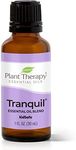 Plant Therapy Tranquil Synergy Essential Oil Blend. 100% Pure, Undiluted, Therapeutic Grade. Blend of: Bergamot, Patchouli, Blood Orange, Ylang Ylang and Grapefruit. 30 mL (1 Ounce)