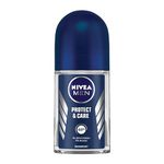 NIVEA Men Fresh Woody Protect And Care Roll On, 50Ml, Pack Of 1