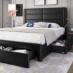 Yaheetech Queen Size Bed Frame Plat