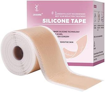 Silicone Scar Sheets - (1.6" x 120" Roll) Advanced Professional Medical Treatment for Scar Reduction, Painless Scar Removal Sheets for Surgical Scars, C-Section, Burns, Keloids