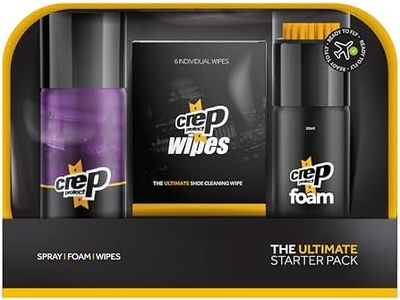 Crep Protect Ultimate Sneaker Care Travel Kit - Rain & Stain Resistant Shoe Spray, Foam Shoe Cleaner, Sneaker Wipes - Shoe Protector