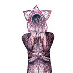 Lspoer Boys Costume Scary Halloween Costume Kids jumpsuit Cosplay with mask Costume for Kids 8-9 Years