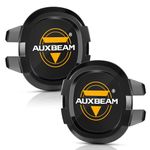 Auxbeam P4 Series 4Inch Round Light Pod Covers Black Lens Protective Lid Round Offroad Light Shade Off Road Light Bar Cap for A-Pillar Bumper Trucks Jeep Car Motorcycle ATV UTV, Pair