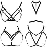 FIBO STEEL 4 Pcs Womens Strappy Cag