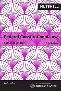 Nutshell: Federal Constitutional Law 3rd edition