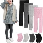 BOOPH Girls Leggings Pants Sock Set