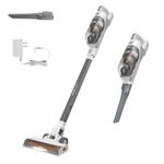 BLACK+DECKER POWERSERIES+ 20V MAX Cordless Stick Vacuum with LED Floor Lights, Lightweight, Multi-Surface (BHFEA520J) , Gray