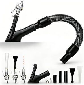 DAPEI GEAR 3IN1 Car Cleaning Gun Blow Vacuum Tool Auto Detailing Kit