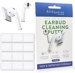 AirSquares Earbud Cleaning Putty - The Original - AirPod Cleaner Kit | Remove Wax, Dirt & Gunk from The Speaker Grille & Other Surfaces of AirPods, Earbuds & Tech Devices | (12-Pack)