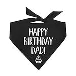 Happy Birthday Dad! Dog Bandana (Bl