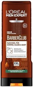 L'Oréal Men Expert Barber Club XXL Shower Gel for Men, Body, Hair & Beard, 400 ml