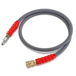 M MINGLE Pressure Washer Jumper Hose, 5 FT Whip Hose for Power Washer, Hose Reel Connector Hose for Pressure Washing with 3/8 Inch Quick Connect