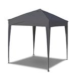 SANHENG Pop Up Gazebo, Pop Up Tent Heavy Duty, Fully Waterproof, All Weather Gazebo ideal for Outdoor Party Camping (3x3m no sides,Grey)