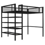 DHP DZ55725 Tiffany Loft Bed, Black