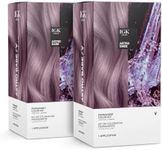 IGK Permanent Hair Dye Color Kit, Astro Babe V, Light Cool Lavender, 2 Pack
