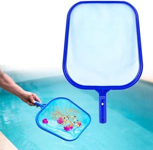 Pool Skimmer Net, Pool Net with Pole hot tub Accessories Leaf Cleaner Net Swimming Pond net Skimmer for Cleaning Debris Small Particles Leaves (No Pole)