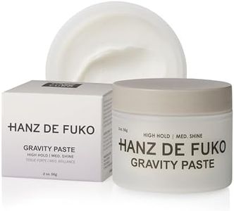 Hanz de Fuko Gravity Paste – Premium Men’s Hair Styling Paste for a High Hold, Medium Shine Finish – Super-Grip Technology for Any Hairstyle Imaginable, Works for All Hair Types – 2 oz, Travel Size