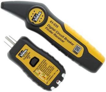 IDEAL INDUSTRIES INC. 61-535 Digital Circuit Breaker Finder with Digital Receiver and GFCI Circuit Tester