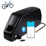 48V 25Ah Ebike Battery, Lithium Electric Bike Battery with 3A Fast Charger, 40A BMS, E-bike Battery Pack for 48V/52V 250W -1700W Bafang & Other Ebike Conversion Wheel(with Smart BMS), UK Warehouse